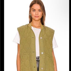 Free People  Billy Military Vest in Adventurer